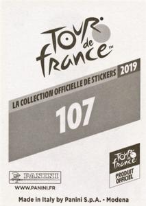 2019 Panini Tour de France #107 Zico Waeytens Back
